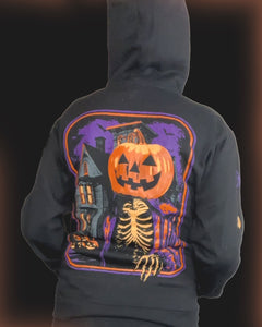 Halloween zip up hoodie outlet